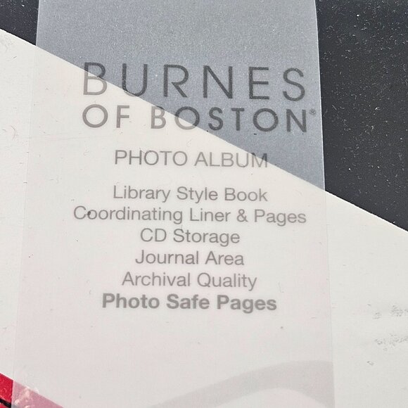 Burnes Of Boston Photo Album Chevron Design Archival Quality Photo Safe Pages - Picture 2 of 9